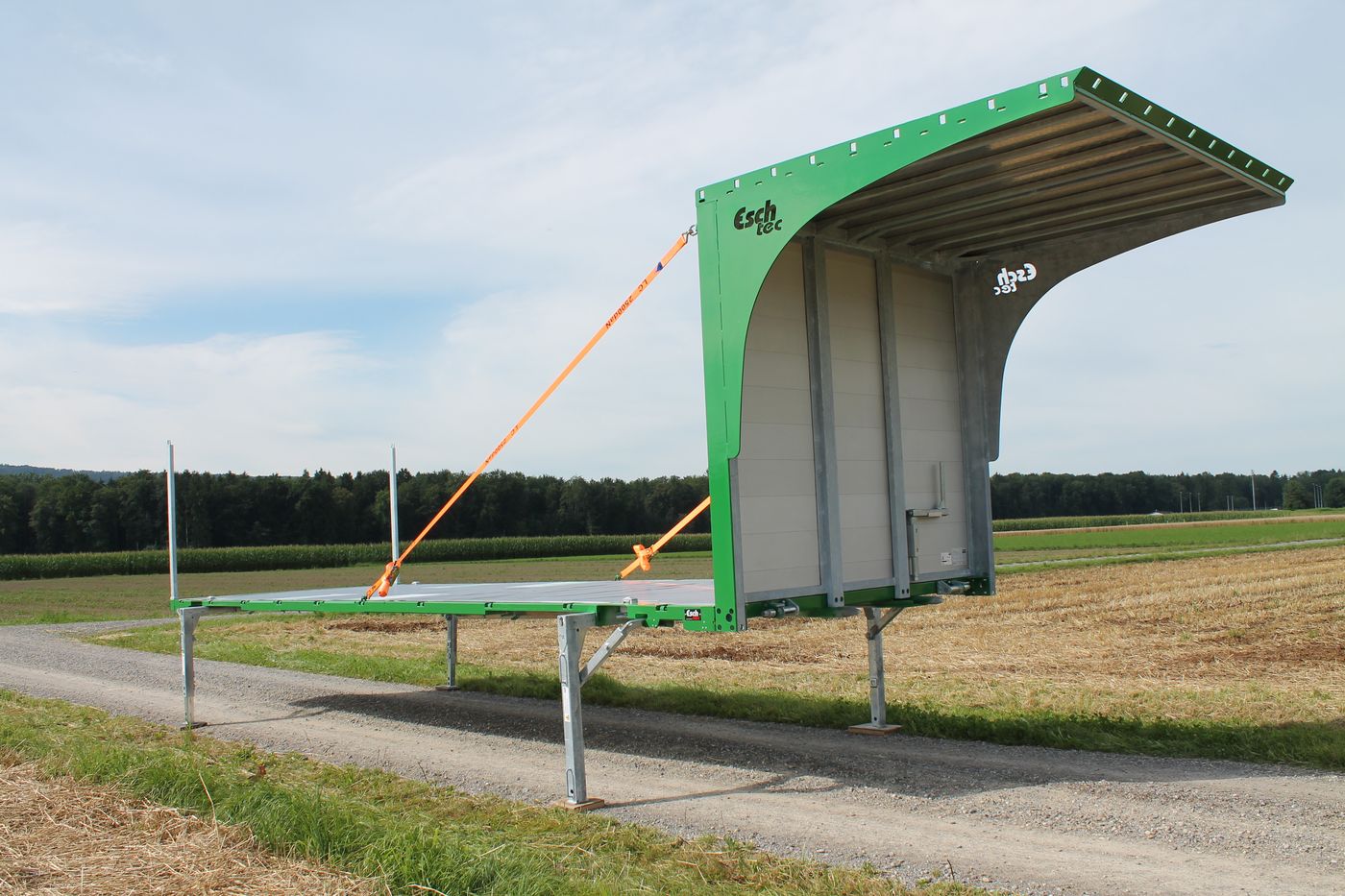 Eschtec Aufbau im Landwirtschafts-Einsatz
